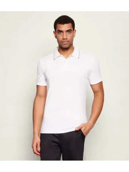 GUESS Polo NOLAN | Extra slim fit alb