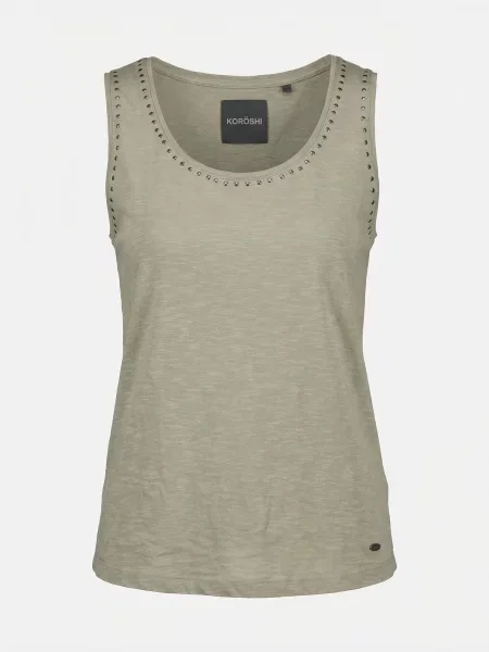 KOROSHI Top pastel verde