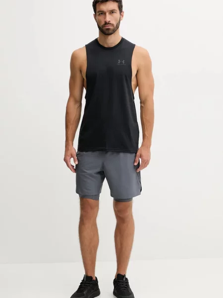 Majica kratkih rukava za trening Under Armour crna