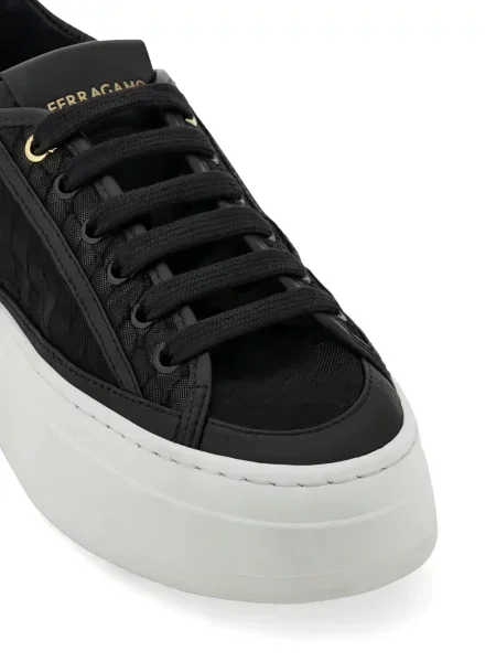 Sneakerși Ferragamo negru