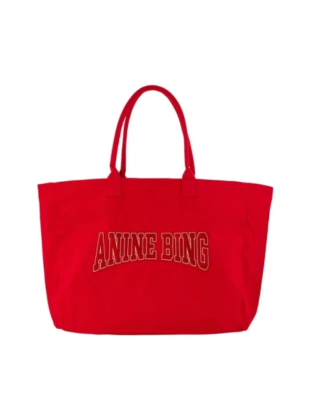 Torebka Anine Bing z logo czerwona