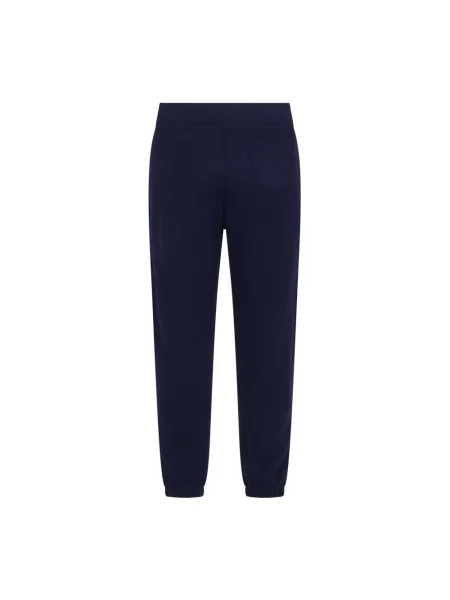 Spodnie Polo Ralph Lauren polarowe niebieskie