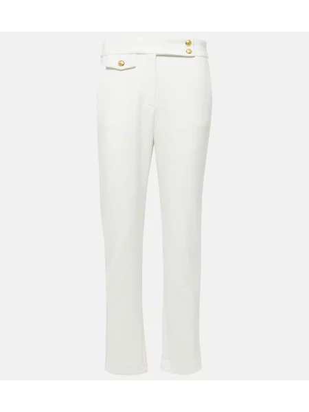 Cropp pantaloni Veronica Beard alb