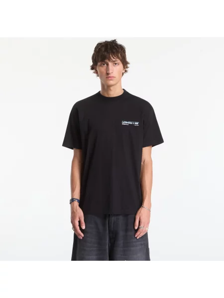 T-shirt Carhartt WIP S/S Wiptopia II T-Shirt UNISEX Black XL μαύρο