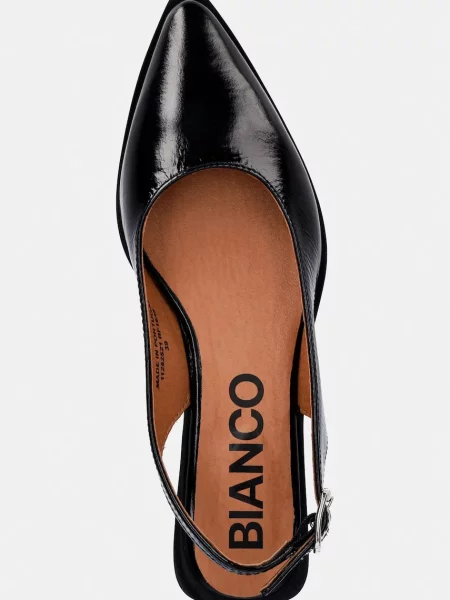 Кожаные балетки Bianco