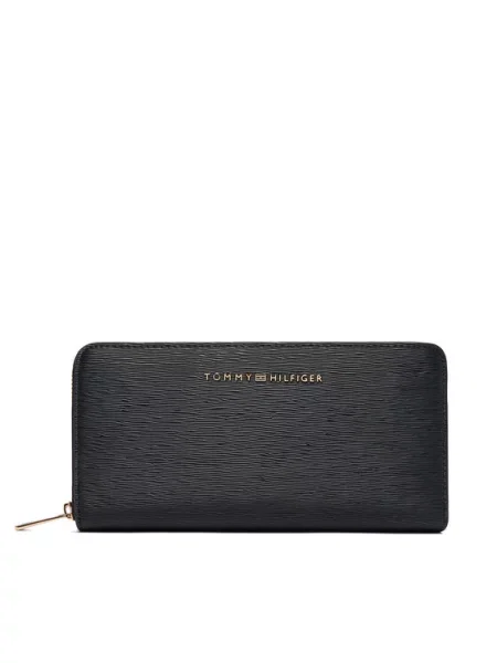Tommy Hilfiger portfel z imitacji skóry czarny