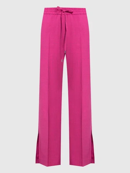 Штани з розрізами Max & Co рожеві