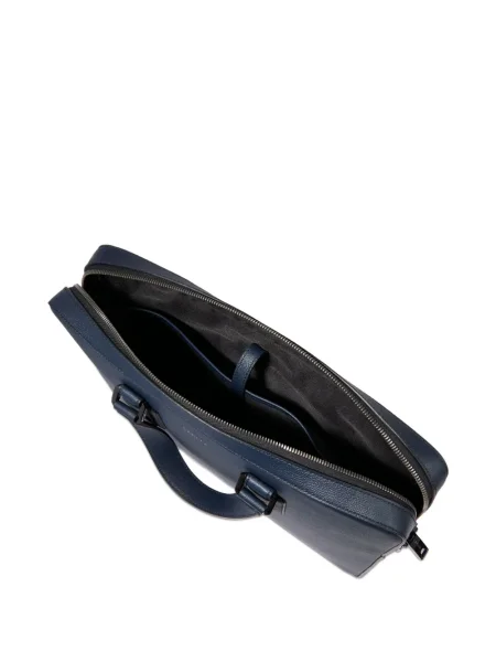 Servietă Lancel din piele cu cataramă albastru