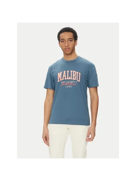 Jack&Jones Majica Detroit Relaxed Fit modra