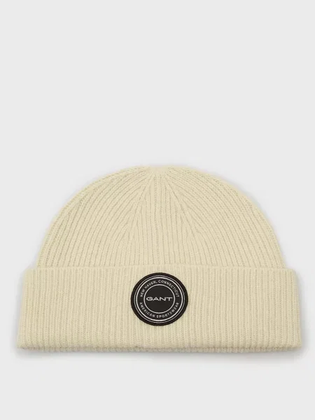 Вовняна шапка Gant біла
