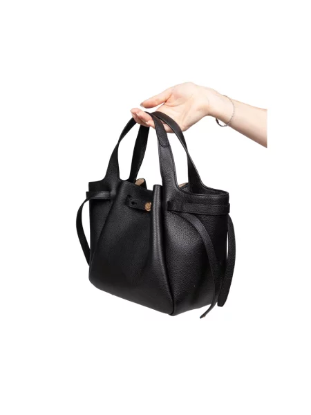 Shopperka Tory Burch z paskiem czarna