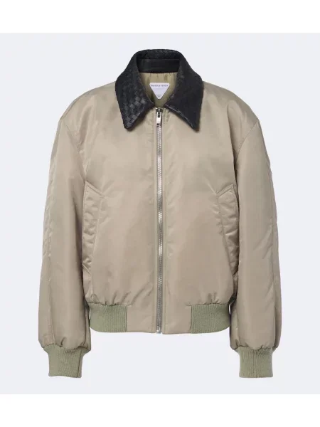 Geanta de piele Bottega Veneta verde