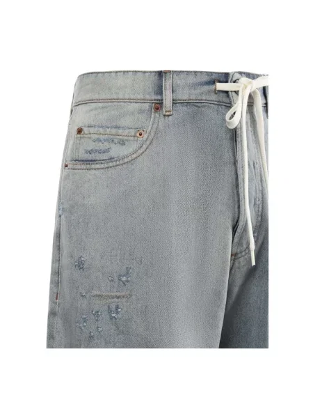 Maison Margiela szorty jeansowe niebieskie