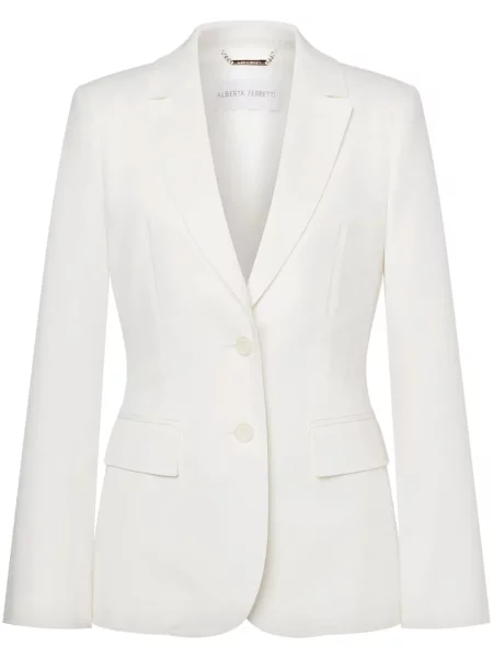 Sacou Alberta Ferretti alb