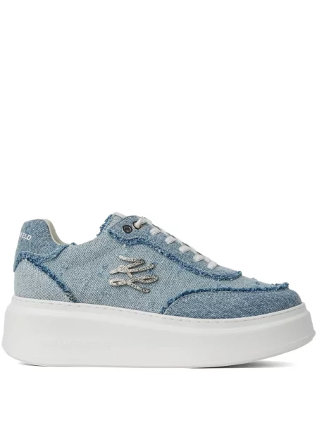 Sneakerși Karl Lagerfeld albastru