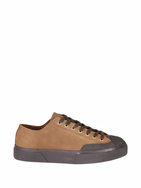 Kožené tenisky Superga hnědé