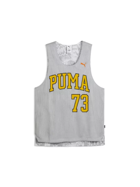 PUMA koszulka do koszykówki Out Of Practice dwustronna Akcesoria S szary