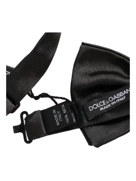 Krawat Dolce And Gabbana wiązany czarny