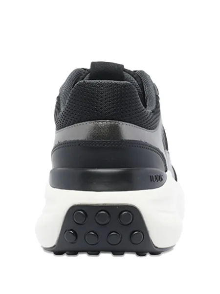 Sneakerși Tod's cu șireturi din piele gri