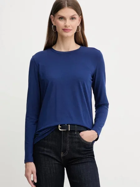 Блуза с дълги ръкави MM CRIS синьо