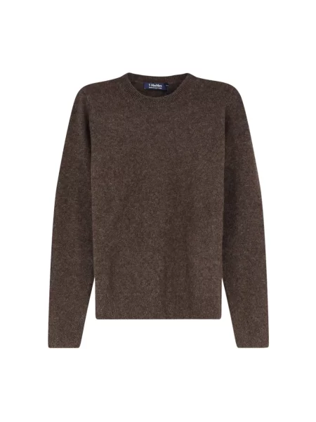 Sweter Max Mara wełniany brązowy