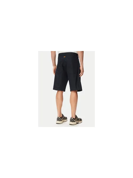 G-Star Raw Kratke hlače iz tkanine Mornarsko Relaxed Fit modra