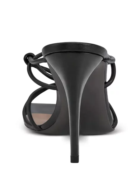 Mules Giuseppe Zanotti s hranatými špičkami černé