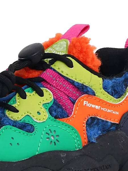 Sneakersy dziecięce Flower Mountain niebieskie