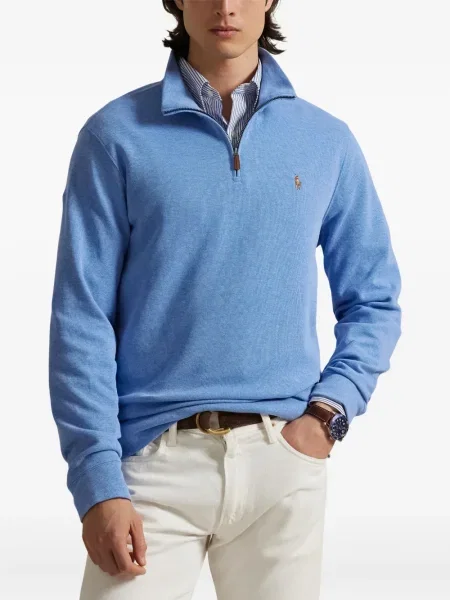 Krátký kostkovaná kšiltovka Polo Ralph Lauren s potiskem zelená