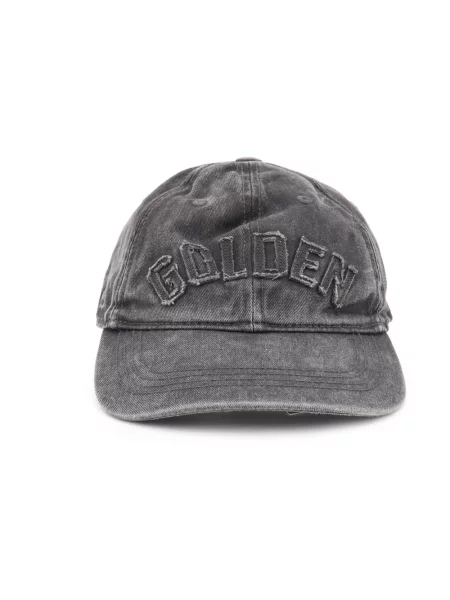 Czapka z daszkiem Golden Goose szara