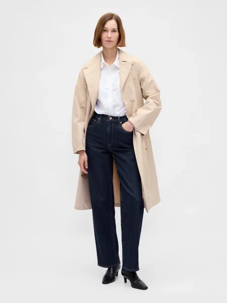 Jeansy Gap z wysoką talią niebieskie