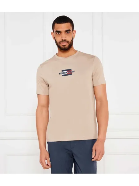 Tommy Hilfiger Tricou Flag Box bej