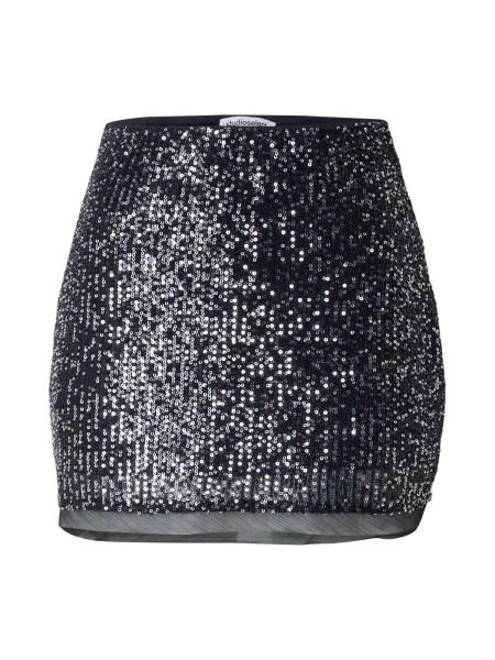 Studioselect Fustă Rita / argintiu negru