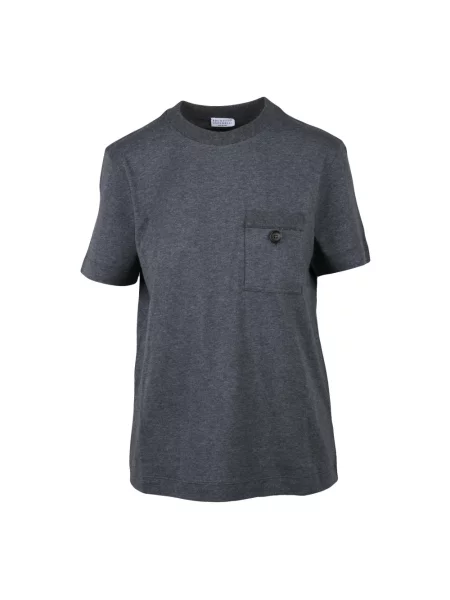 Koszulka Brunello Cucinelli szara