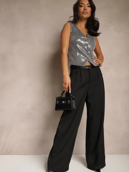 Pantaloni Silzemia negri