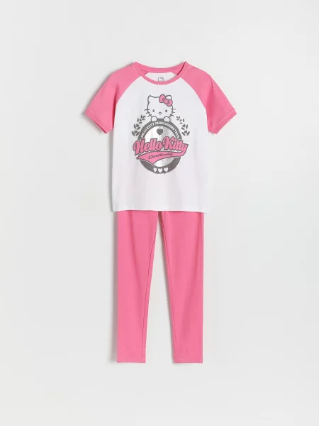 Reserved Dvoudílné pyžamo Hello Kitty fuchsiová