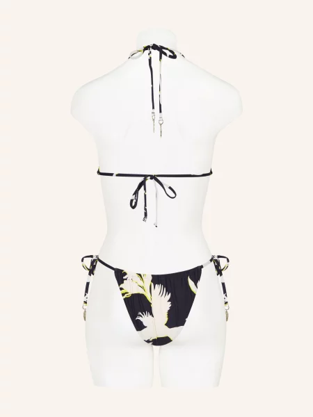 Seafolly Dół Od Bikini Trójkątnego Birds Of Paradise schwarz biały