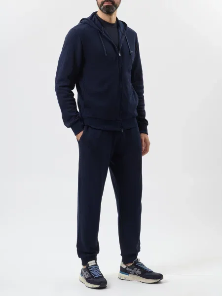 Костюмный спортивный костюм Emporio Armani синий