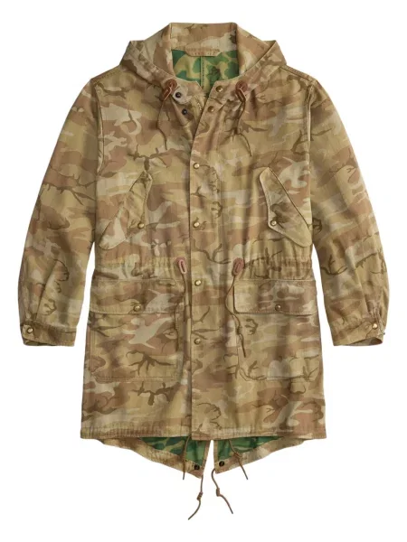 Камуфлажна парка Ralph Lauren Rrl с принт зелено
