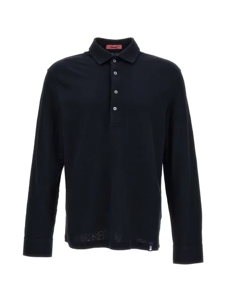 Lung tricou polo Drumohr albastru