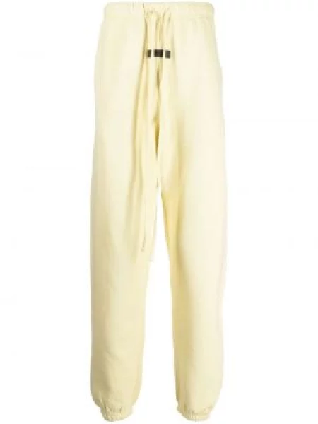 Pantaloni Fear Of God Essentials galben