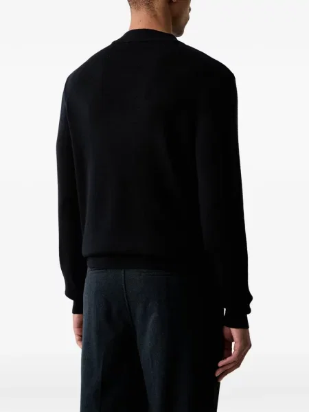 Pulover Trussardi cu broderie negru