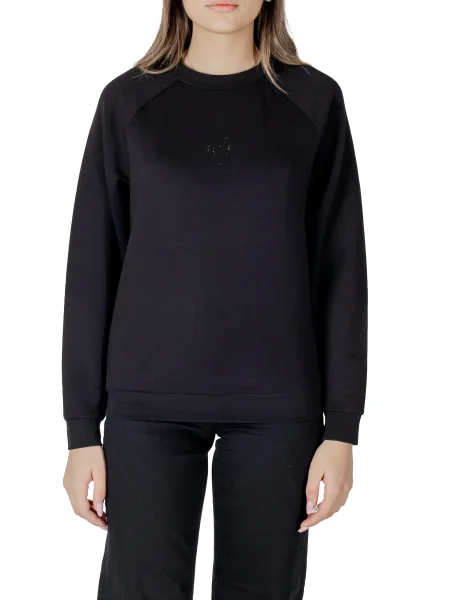 Bluza Armani Exchange z odkrytymi ramionami casual czarna