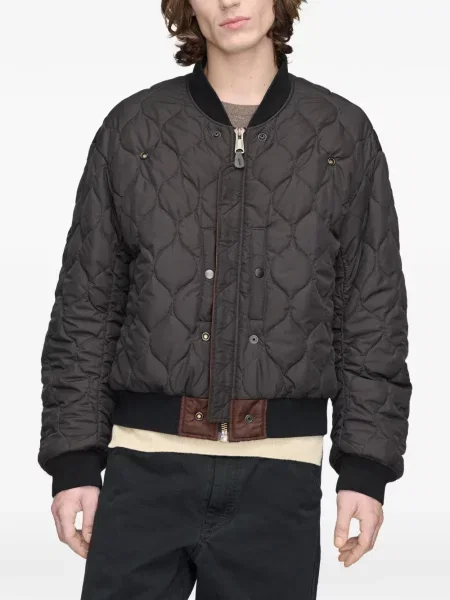 Reversibil geacă bomber Maison Margiela maro
