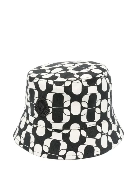 Pălărie Moncler cu imagine negru