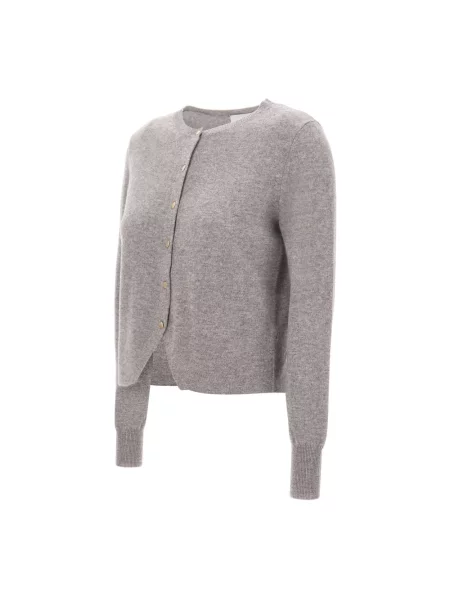 Kardigan Kaos wełniany szary