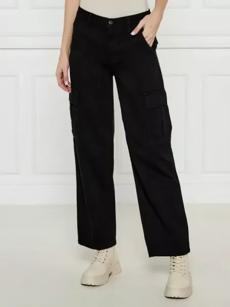 Guess Jeans Pantaloni cargo | Relaxed fit negru