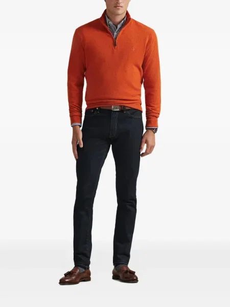 Chiloți Polo Ralph Lauren din țesătură twill cu autograf cu glugă albastru