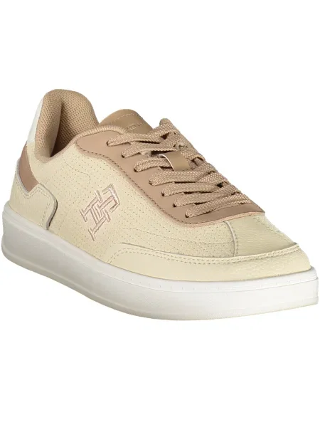 Sneakerși Tommy Hilfiger bej
