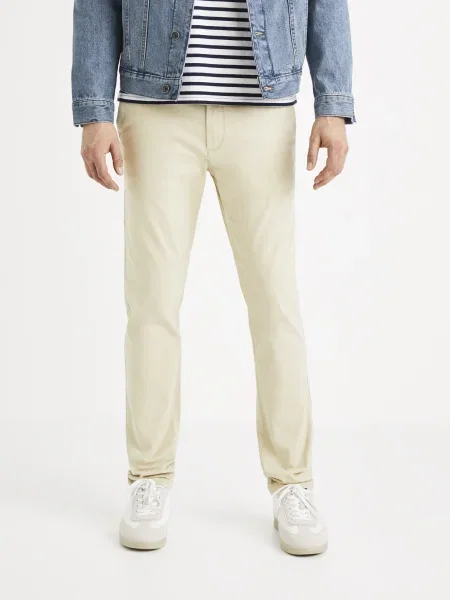 Pantaloni Celio casual bej